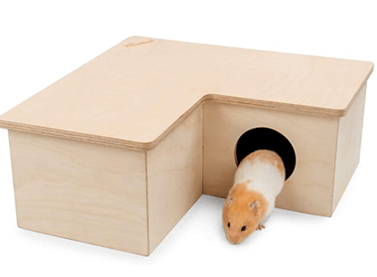 Wooden Hamster Multi-Room Cage