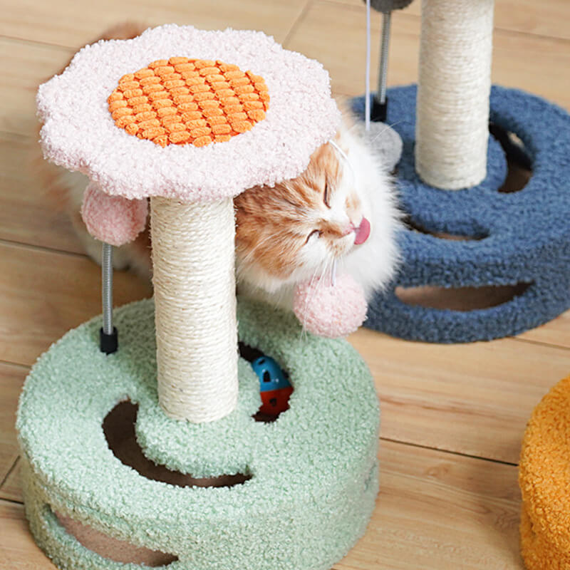 Flower Shaped Cat Scratching Tree