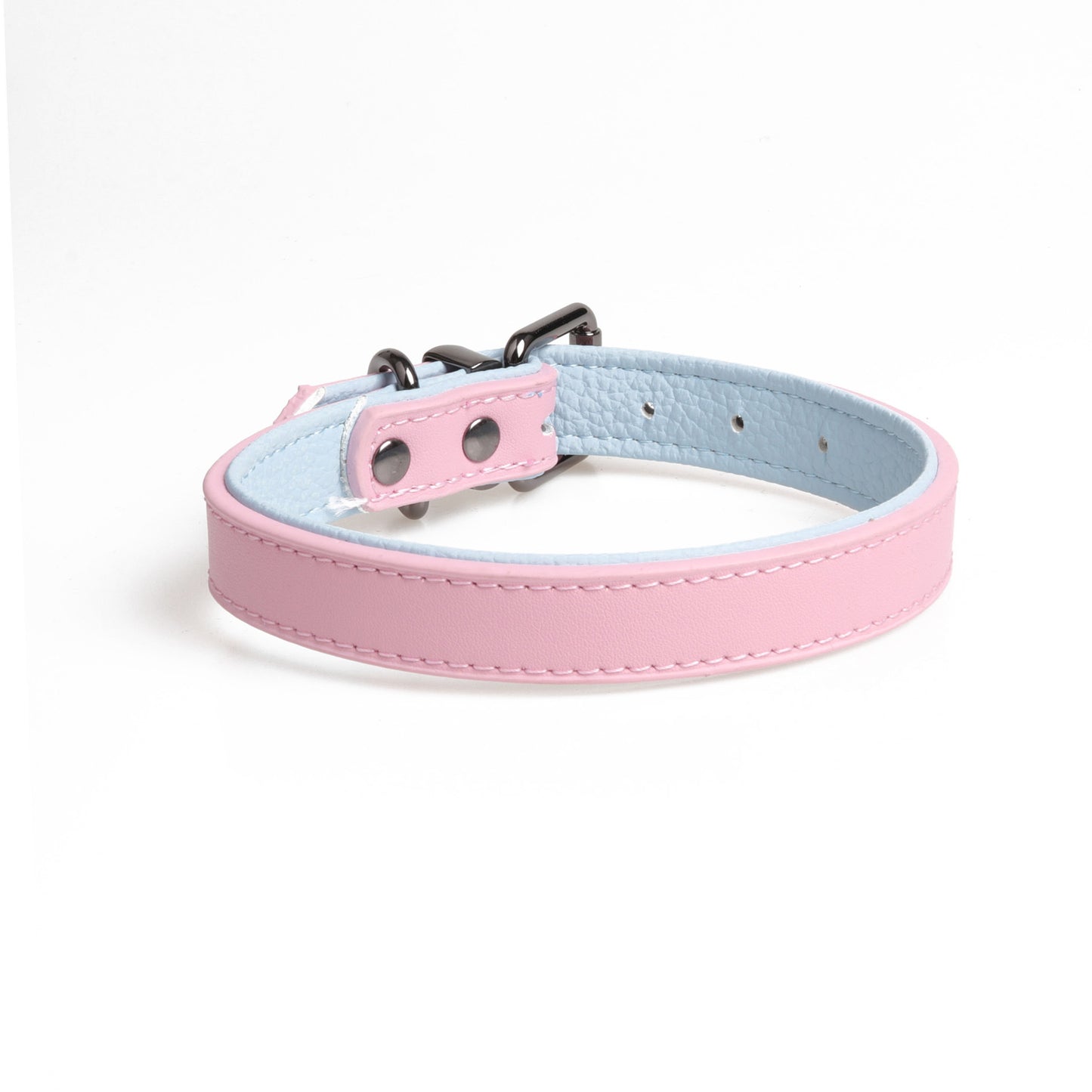 Double Layered Leather Pet Collar