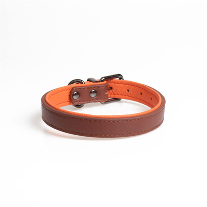 Double Layered Leather Pet Collar