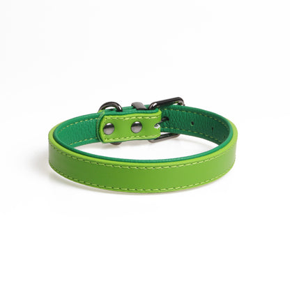 Double Layered Leather Pet Collar