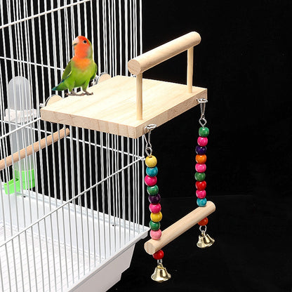 Bird Swing and Suspension Bridge for Bird Cage