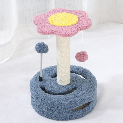 Flower Shaped Cat Scratching Tree