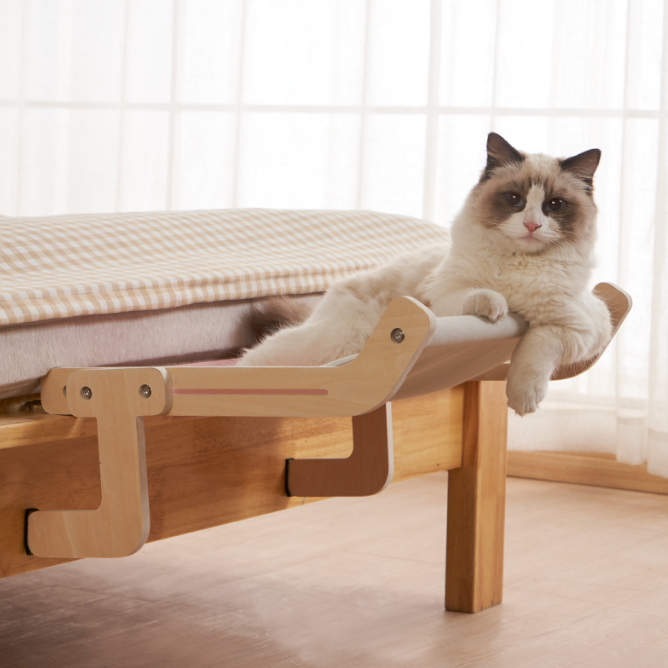 Cat hammock hanging and window bed