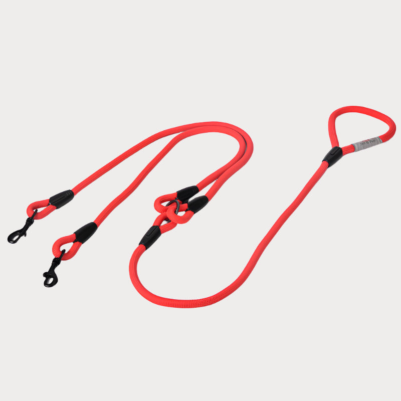 Dual Dog Walker Lead - Padded Handle for Comfort