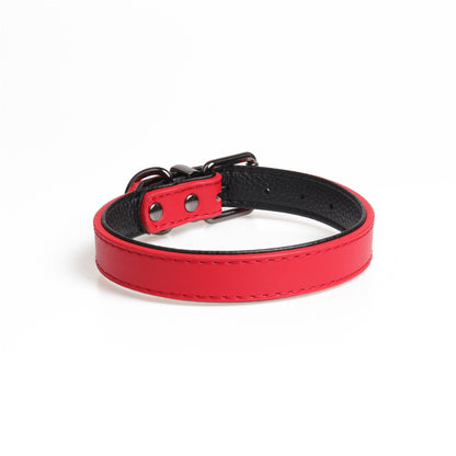 Double Layered Leather Pet Collar