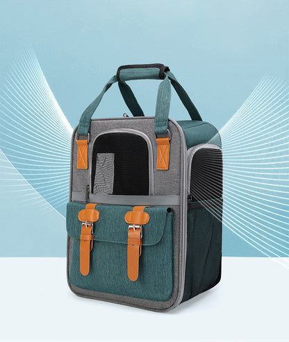 Travel Backpack - Water-Resistant Carrier for Pets Under 16lbs