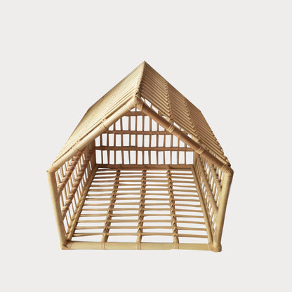 Boho Rattan Woven Pet Nest for Small Pets