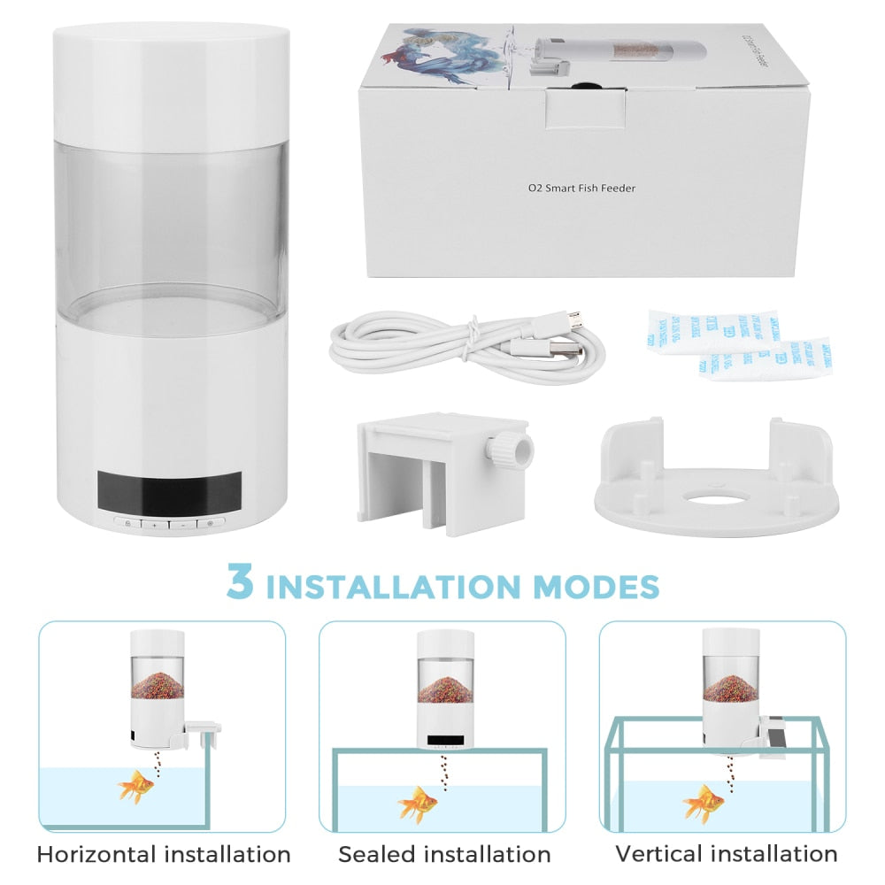 Modern Digital Automatic 500ml Fish Feeder