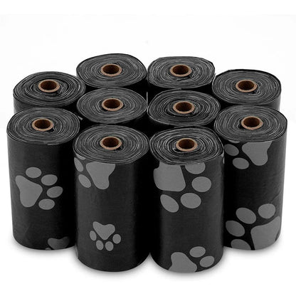 Mixed Color Biodegradable Pet Supply Litter Bag, 10 Rolls