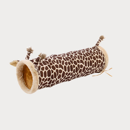 Giraffe Shape Hideout Tunnel and House for Small Pets