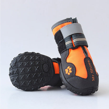 Dog Booties - Winter Shoes for Dog Climbing Outdoor Sports Shoes Slip Resistant Shoe Pet, Waterproof Boots, Multiple Colors, Firm Closure