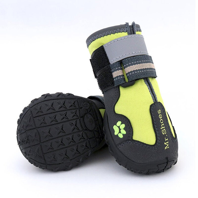 Dog Booties - Winter Shoes for Dog Climbing Outdoor Sports Shoes Slip Resistant Shoe Pet, Waterproof Boots, Multiple Colors, Firm Closure